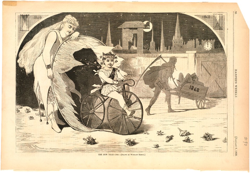 The New Year -- 1869 (Boston Public Library)
