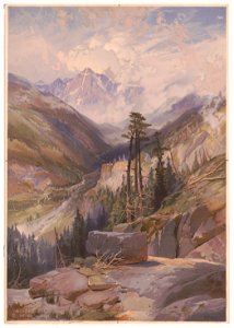 The mountain of the Holy Cross, Colorado - T. Moran. LCCN94510039