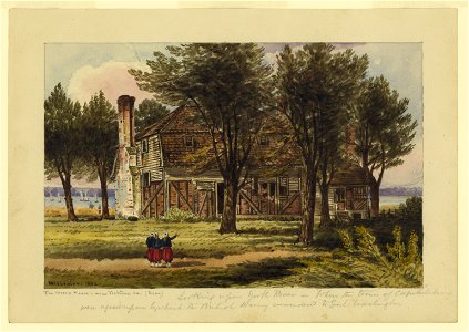 The Moore House near Yorktown, Va. (Rear) - McIlvaine. LCCN2004661398