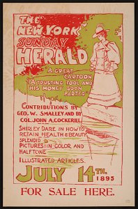 The New York Sunday Herald, July 14th 1895 LCCN2015646100