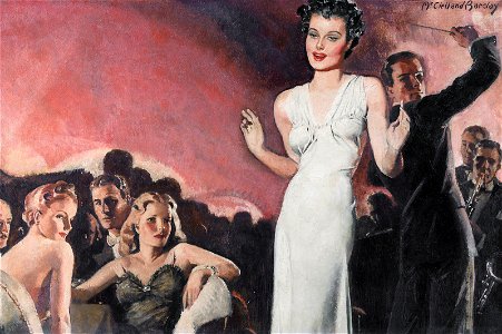 The Nightclub Singer, by McClelland Barclay
