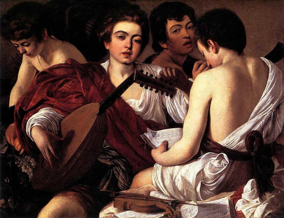 The musicians by Caravaggio