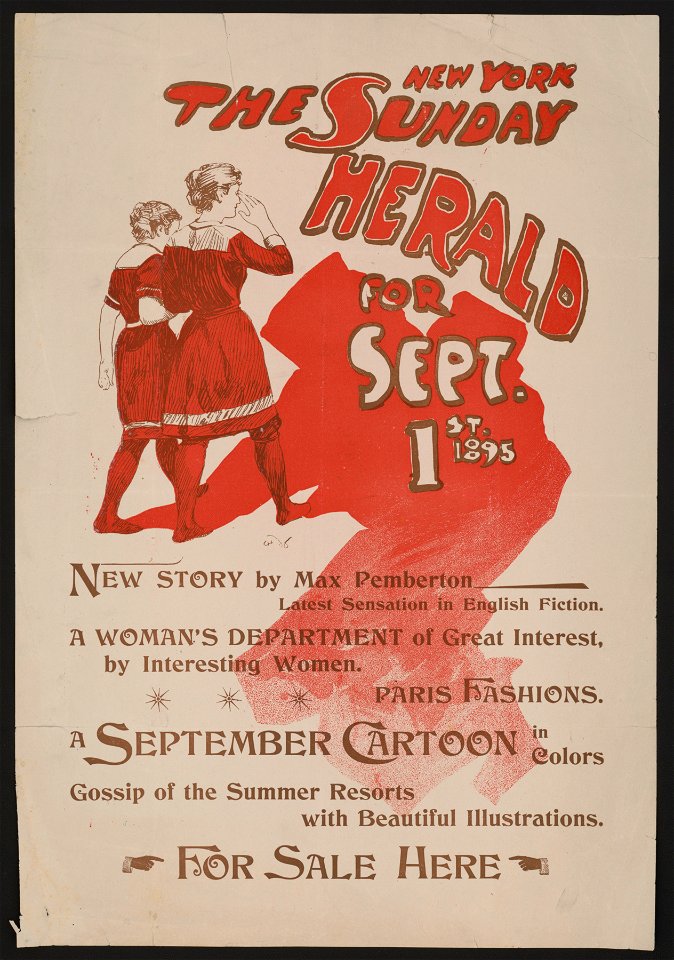 The New York Sunday Herald for Sept. 1st 1895 LCCN2015646105