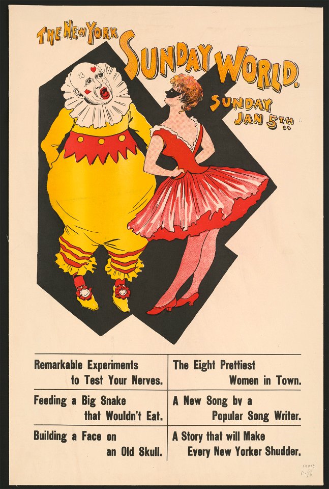 The New York Sunday World Sunday Jan 5th. LCCN2015647295