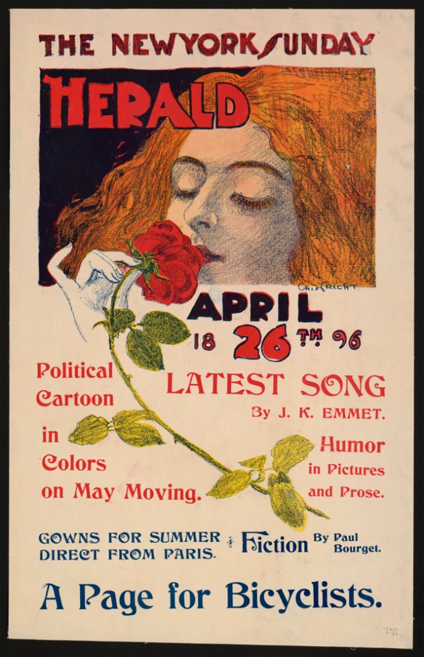 The New York Sunday Herald, April 26th 1896 LCCN2015646098