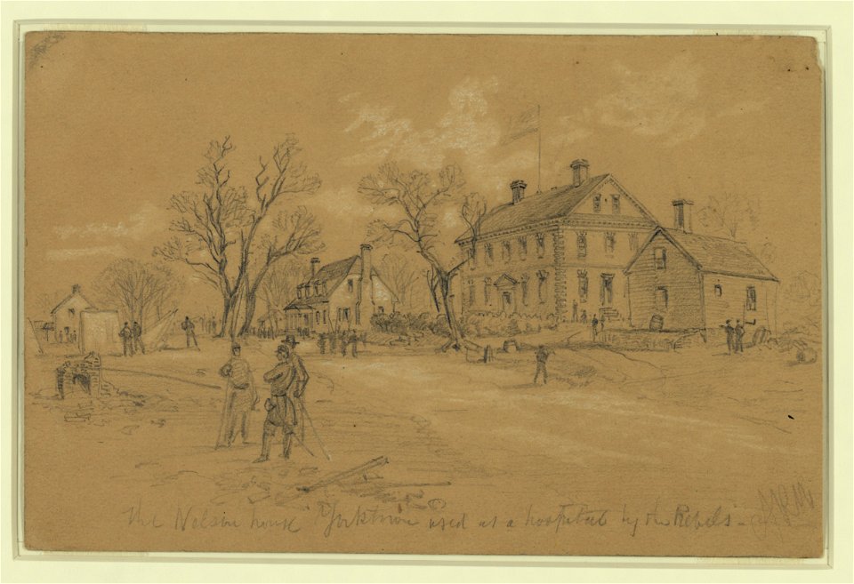 The Nelson House Yorktown used as a hospital by the rebels LCCN2004660149