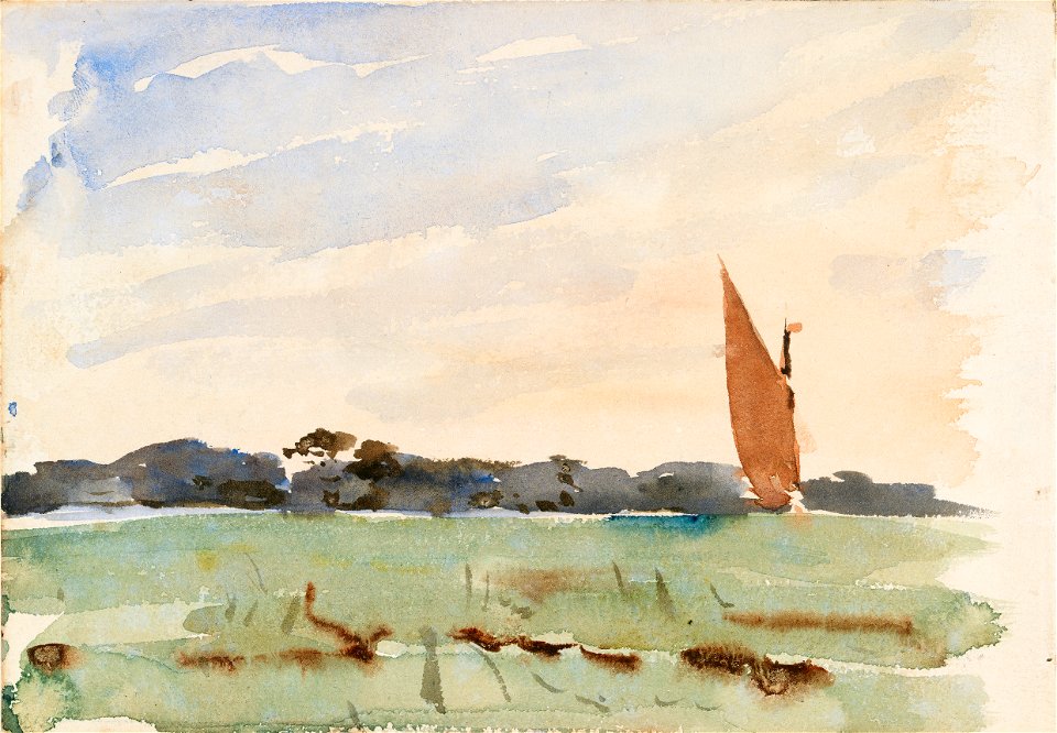 The Norfolk Broads, at Evening P4265