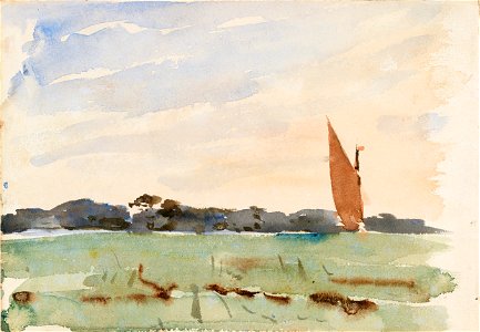 The Norfolk Broads, at Evening P4265