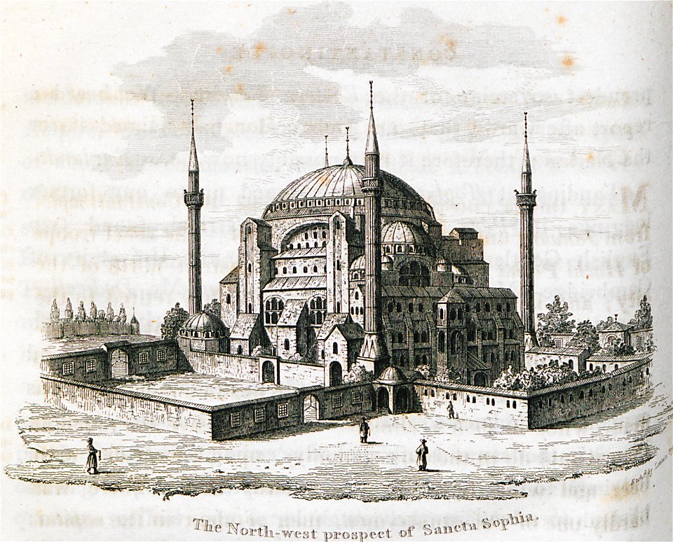 The North-west prospect of Sancta Sophia - Clarke Edward Daniel - 1816