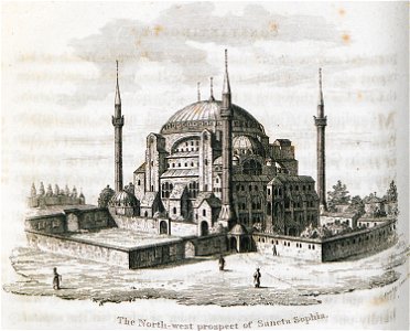 The North-west prospect of Sancta Sophia - Clarke Edward Daniel - 1816