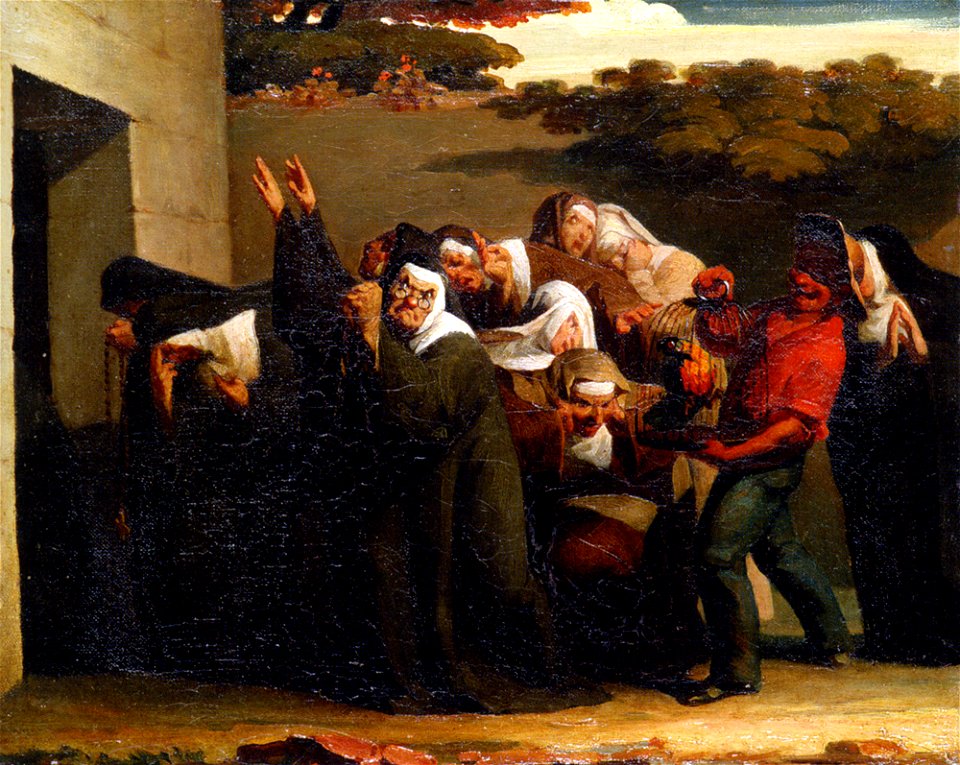 The Nun's Parrot, Jean-François Millet