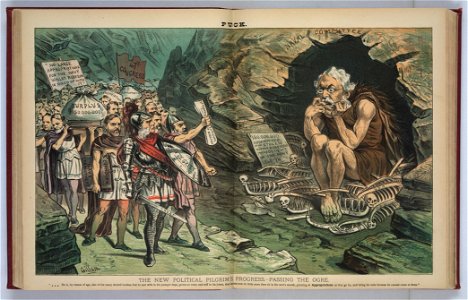 The new political pilgrim's progress - passing the ogre - Gillam. LCCN2012645649