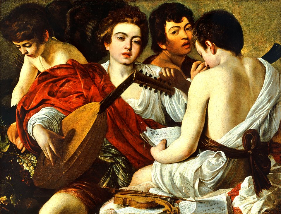 The Musicians-Caravaggio (c.1595)