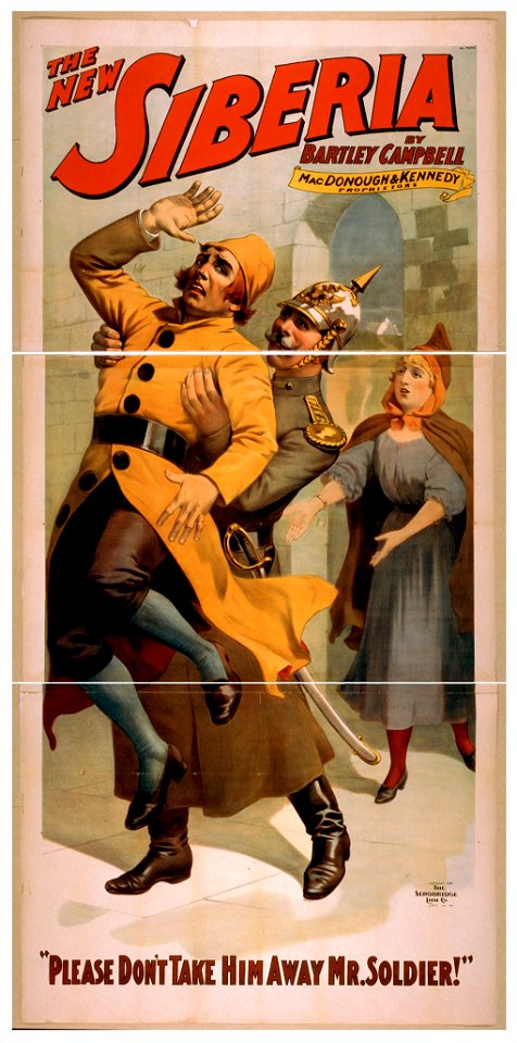 The new Siberia by Bartley Campbell. LCCN2014637154