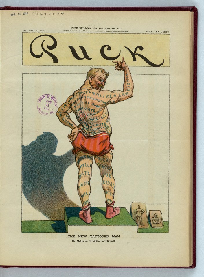 The new tattooed man - he makes an exhibition of himself - Kep. LCCN2011649136