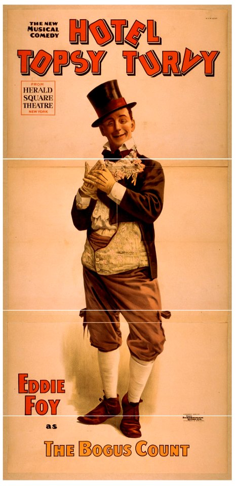 The new musical comedy, Hotel Topsy Turvy LCCN2014637193