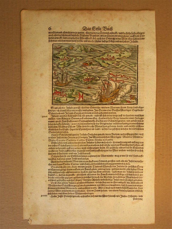 The ocean with islands (1600)