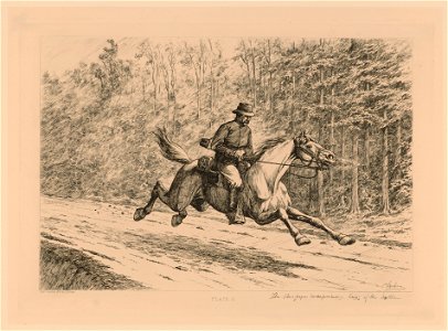 The newspaper correspondent. News of the battle - E. Forbes. LCCN2017657798
