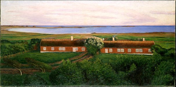 The Neighbouring Farm Houses (Karl Nordström) - Nationalmuseum - 18899
