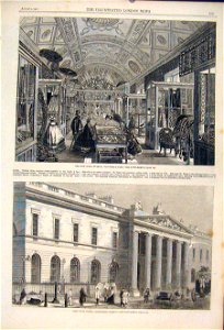 The New India Museum, Whitehall-yard and East India House, Leadenhall Street,