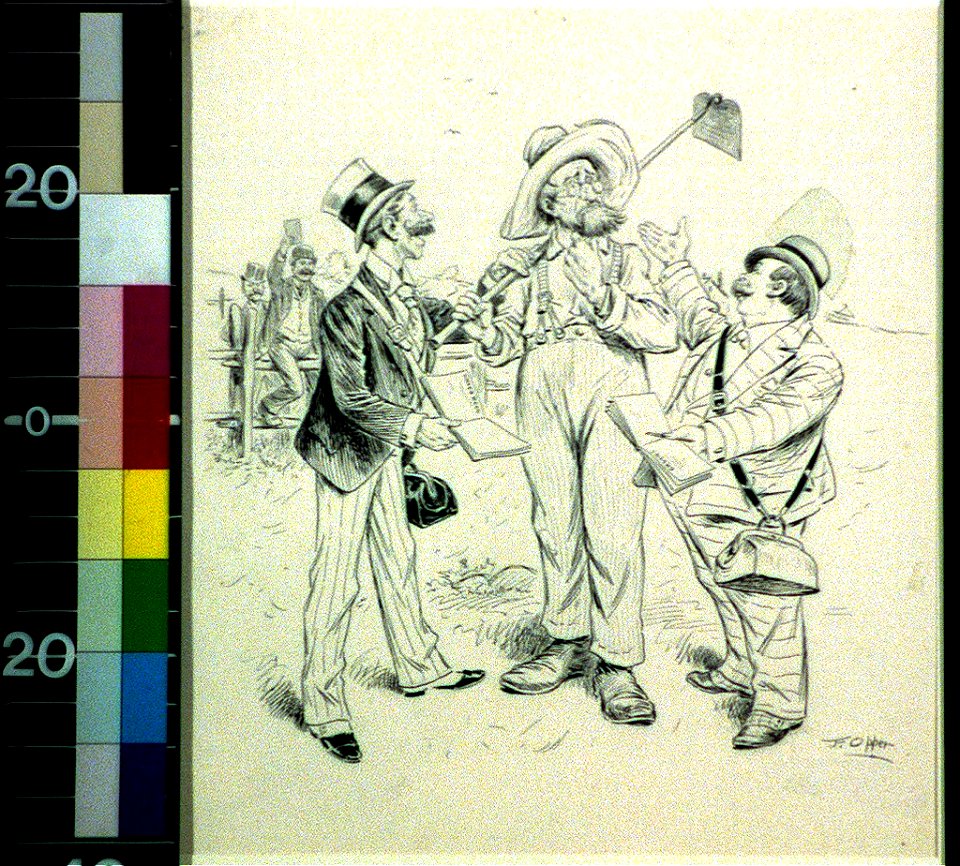 The new commercial industry (two salesmen representing rain-making organizations) LCCN2010717307