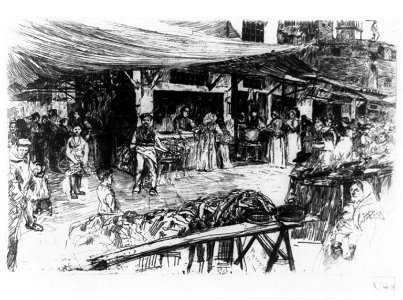 The old market, Florence, (Italy) LCCN96512441