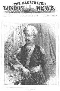 The Nizam of Hyderabad - ILN 1887