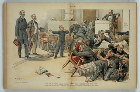 The only thing that would scare our thick-skinned senators - C.J. Taylor. LCCN2012648734
