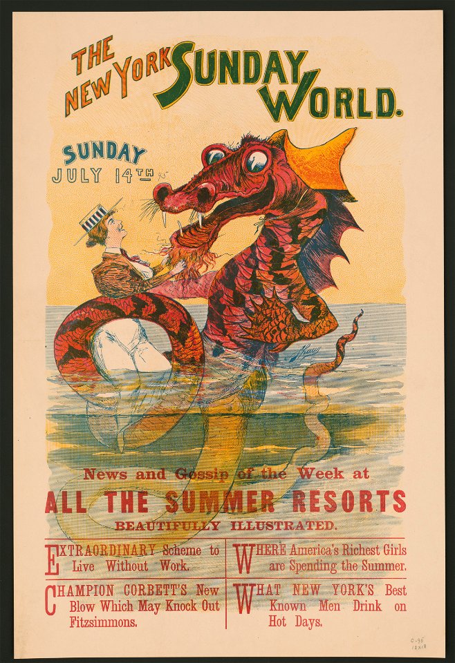 The New York Sunday World, Sunday July 14th 95... LCCN2015647855