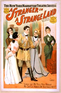 The New York Manhattan Theatre success, Wm. A. Brady & Jos. R. Grismer's production, A stranger in a strange land by Sidney T. Wilmer & Walter Vincent. LCCN2014636705