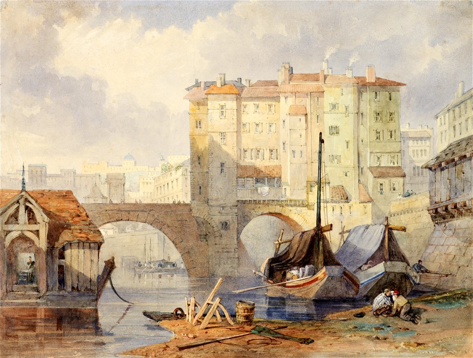 The Old Bridge over the River Saône, at Lyon P4410