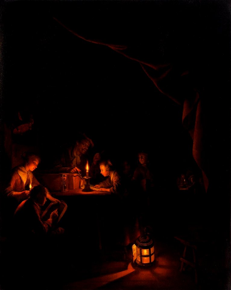 The Night School 1660 Geard Dou