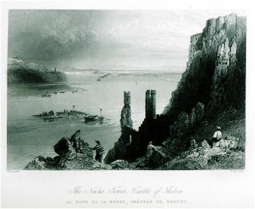 The Nuns Tower,-Castle of Theben La Tour de la Nonne, Château de Theben - Pardoe Julia - 1839