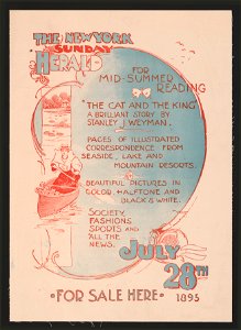 The New York Sunday Herald, July 28th 1895 LCCN2015646095