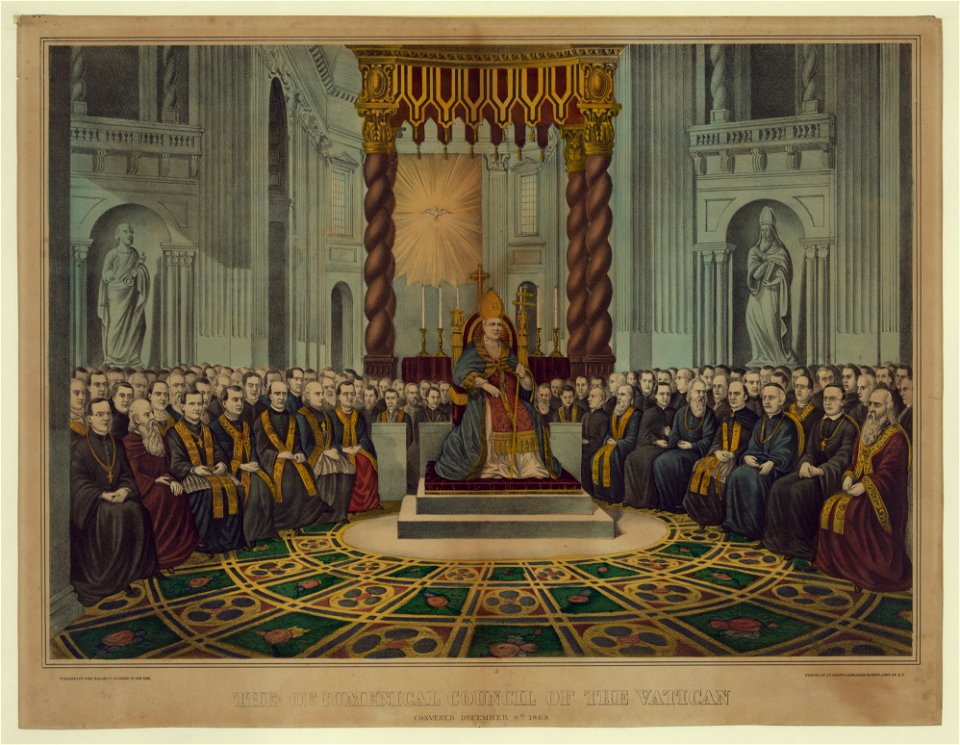 The oecumenical council of the Vatican, convened December 8th 1869 LCCN2006677480