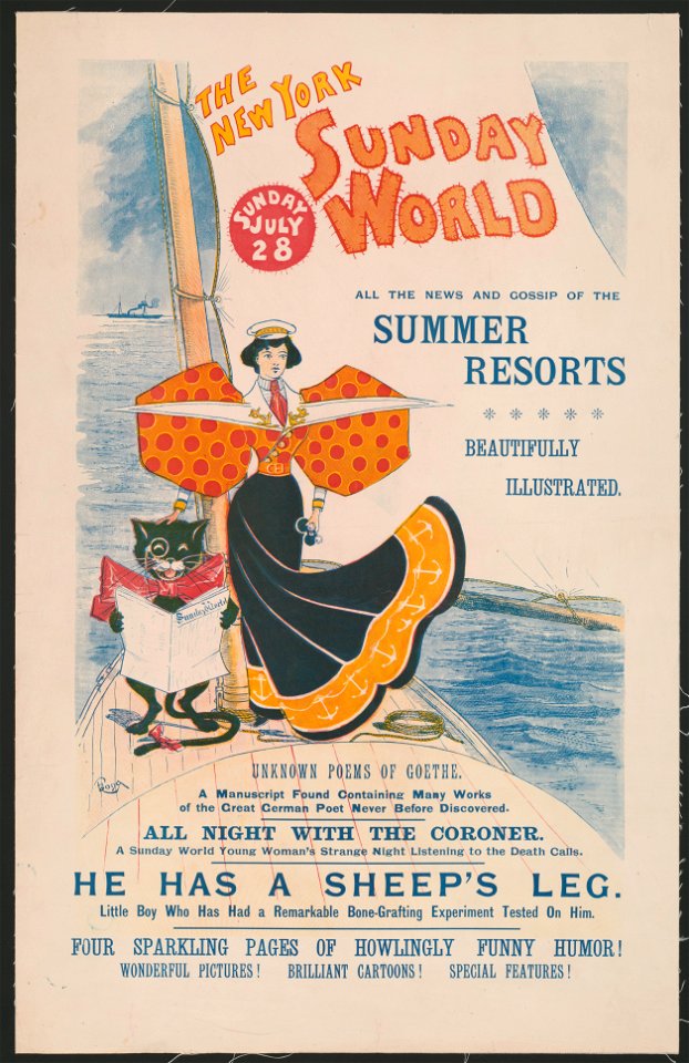 The New York Sunday World, Sunday, July 28. LCCN2015648015