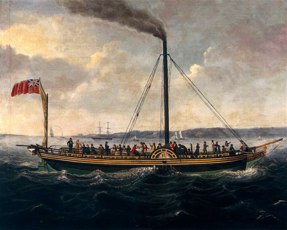 The paddle steamer ‘British Queen’ RMG BHC3756