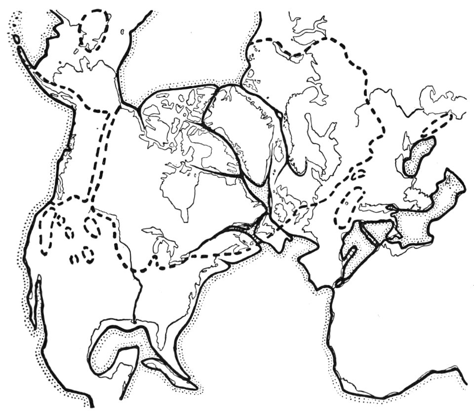 The origin of continents and oceans - Wegener (1924) - figure 20 - Free ...