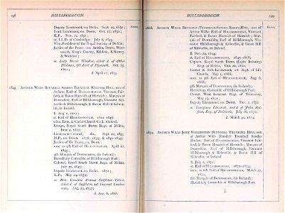 The Official Baronage of England, v. 2 (1886) Marquess of Downshire pp.198-199
