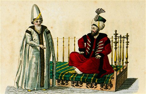 The Ottoman Sultan and the Great Vizier - Castellan Antoine-laurent - 1812