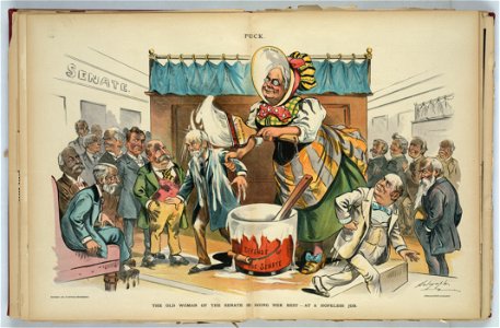 The old woman of the Senate is doing her best - at a hopeless job - Dalrymple. LCCN2012647628