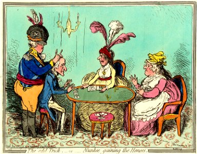 The odd Trick.-or-Nunkee gaining the Honors. (BM 1868,0808.6544)