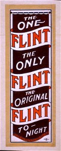 The one Flint, the only Flint, the original Flint to-night LCCN2014636888