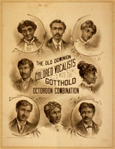 The Old Dominion Colored Vocalists with the Gotthold Octoroon Combination LCCN2014635902