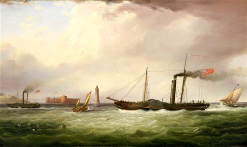 The Paddle Steamer 'Ariel' RMG BHC3204