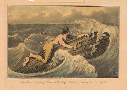 The Perilous situation of Charles Sturt Esqr, Member for Bridport on 20th of Septr 1800 RMG PY8618