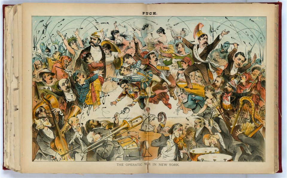 The operatic war in New York - J.K. LCCN2012645537