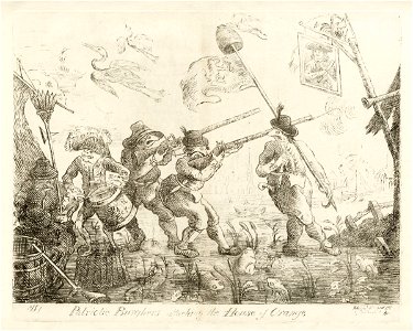 The patriotic burghers attacking the House of Orange by Thomas Cornell
