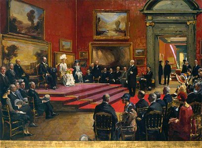 The Opening of the Modern Foreign and Sargent Galleries at the Tate Gallery, 26 June 1926 (38543859382)