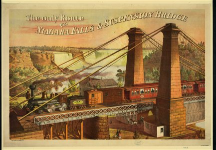 The only rout via Niagara Falls & Suspension Bridge LCCN2003674678